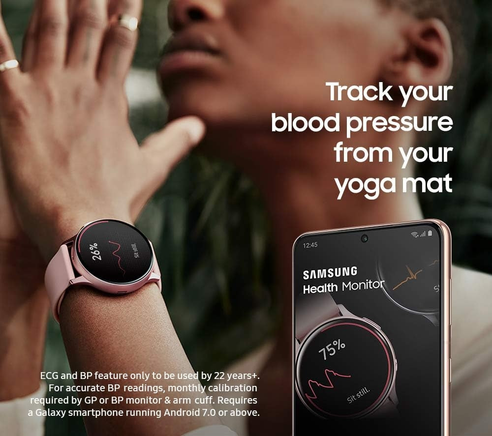Samsung Galaxy Watch Active2 4G LTE Stainless Steel 40 mm - Rose Gold (UK Version)