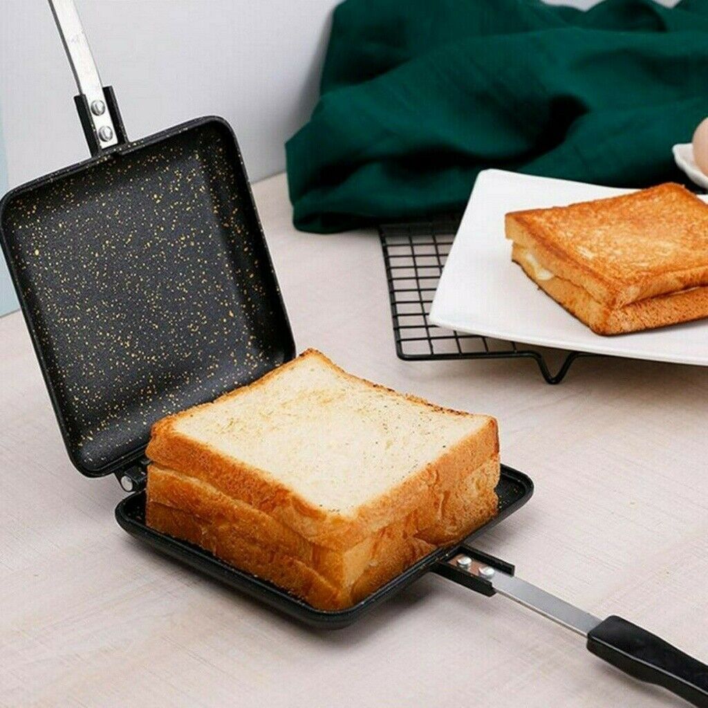 Sandwich Toastie Maker Toaster Machine Breakfast Non-stick Camping Stove Toaster