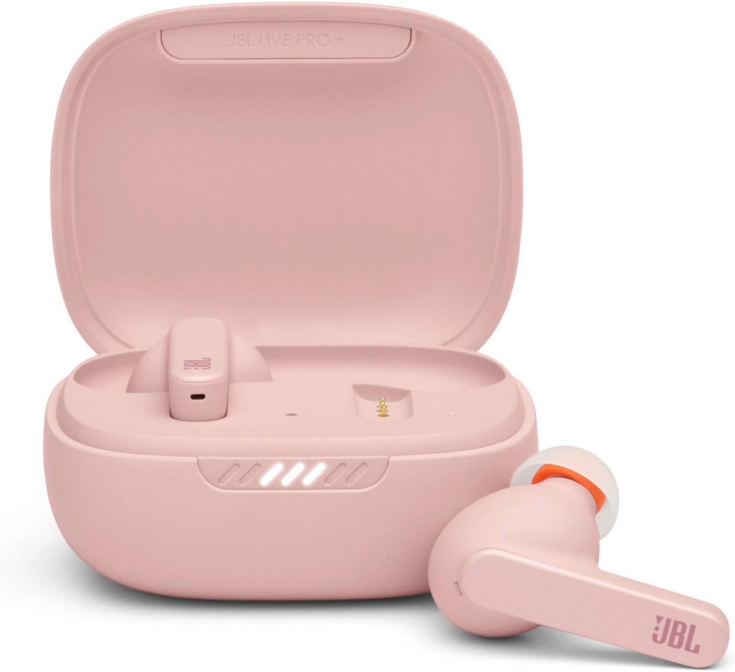 JBL LIVE PRO+ TWS - True Wireless In-ear Noise Cancelling Bluetooth Headphones with 28-hour battery, Fast Pair, wireless charging, in pink