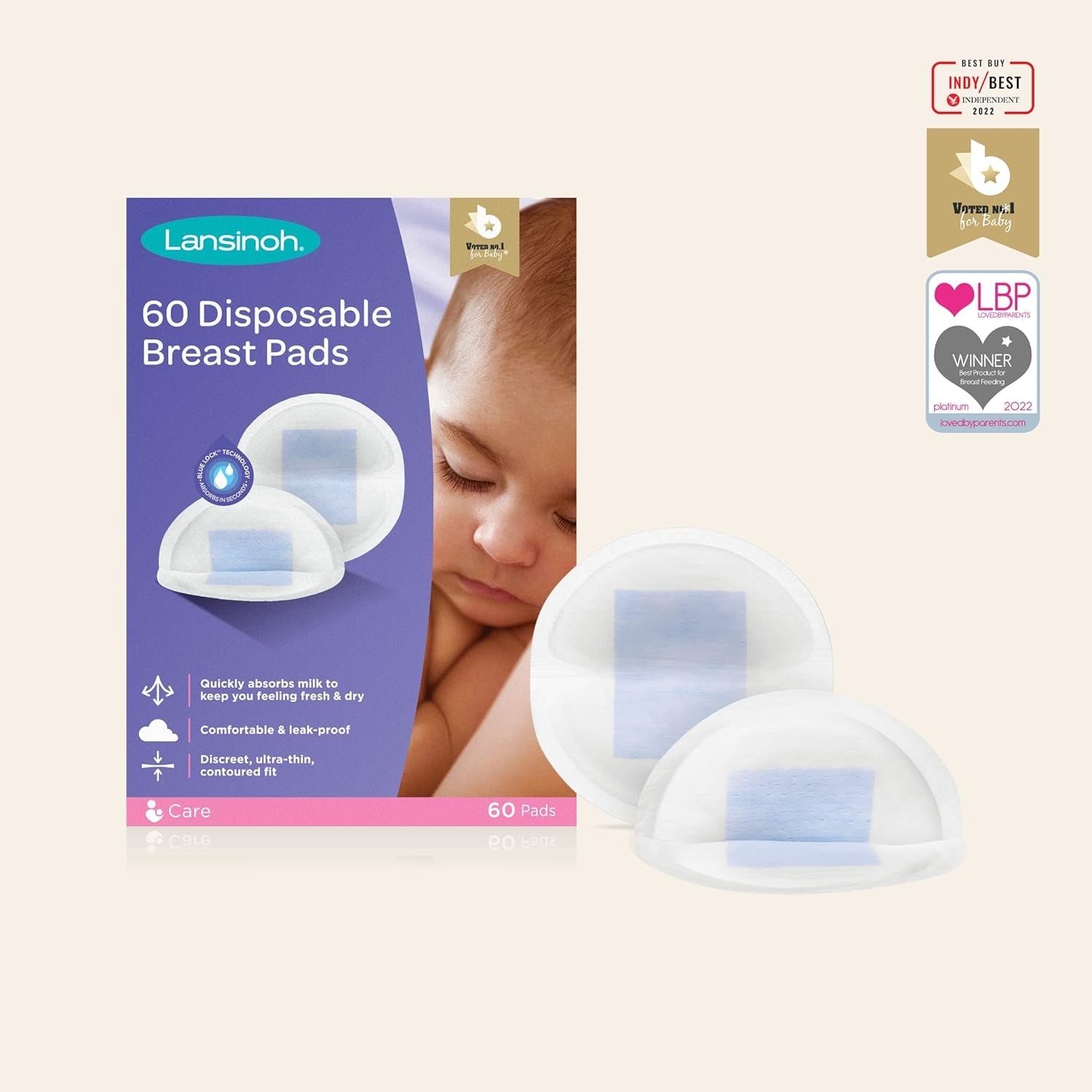 Lansinoh Disposable Breast Pads for nursing breastfeeding mothers