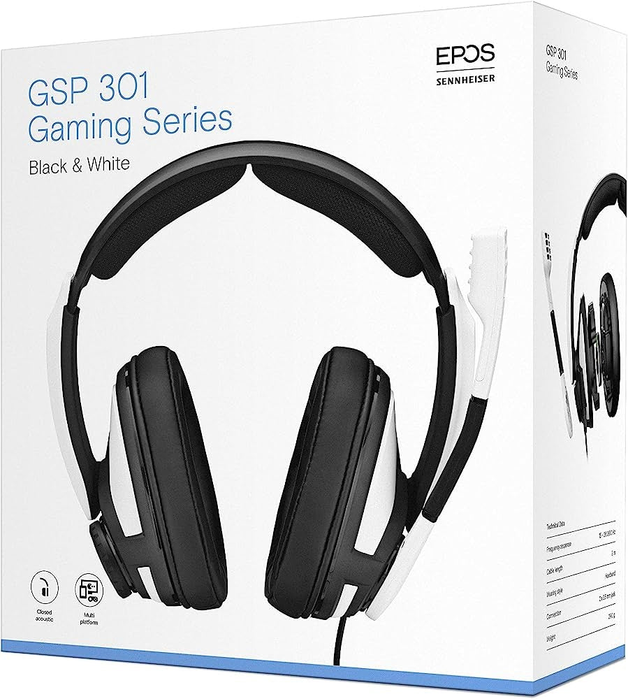 Sennheiser GSP301 Gaming Headset white