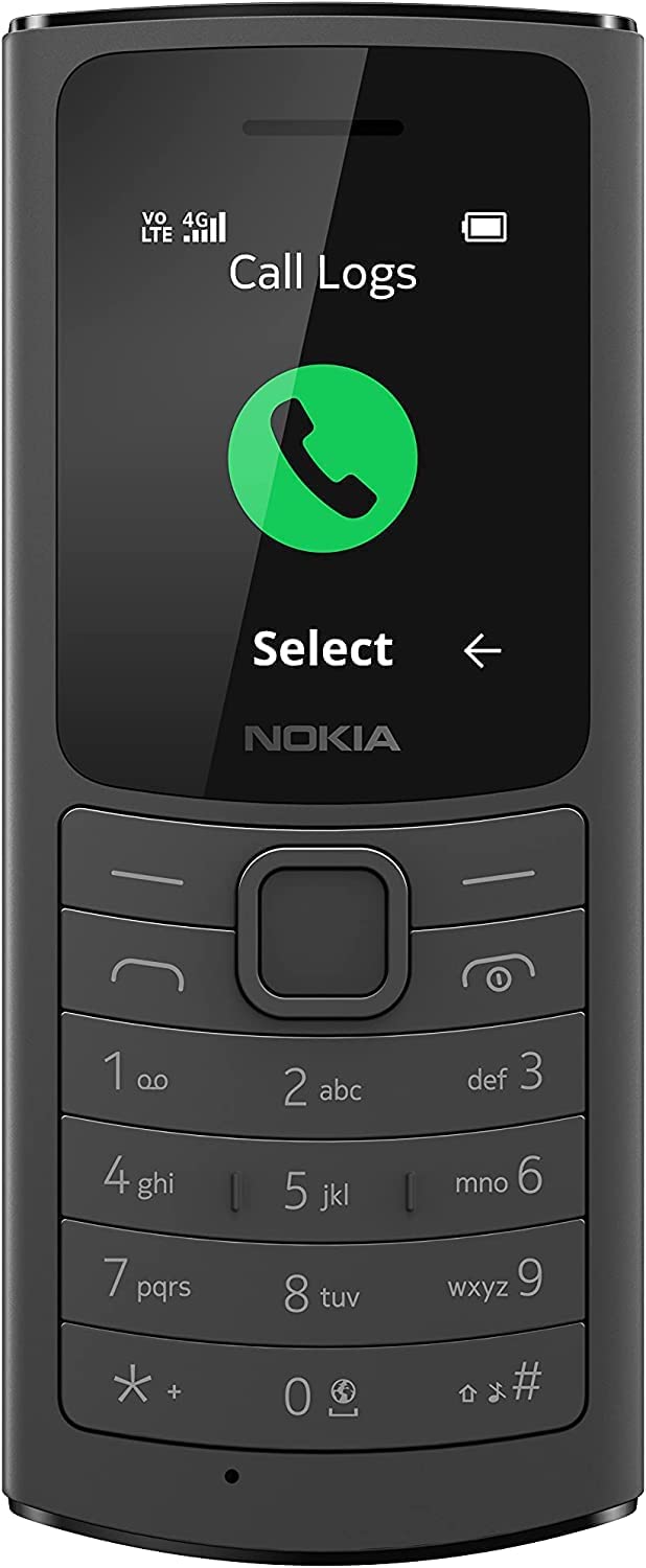 Nokia 110, 1.8 Inch S30+ Feature Phone with 4G Connectivity,