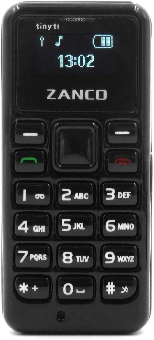 Zanco Tiny T1 - Black - World's Smallest 3GB Mobile Phone